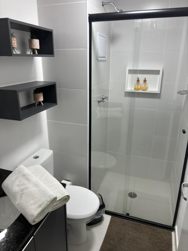 Bathroom 2, 1104 -Studio sp prox Allianz Parque Puc, São Paulo