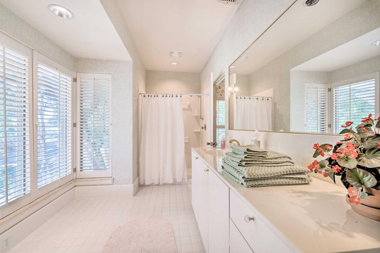 Bedroom 3, Lanai & Pool: Elegant Villa in Winter Haven!, Polk