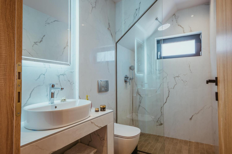 Bathroom 2, Anemmaro Villa 1 in Crete, Crete