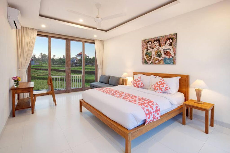 Bedroom 2, Green Villa B, near new 3 bedroom villa with pool., Gianyar