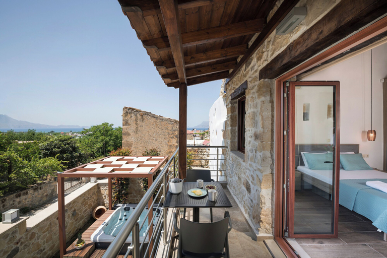 Balcony view, D'Oro Villas, Crete