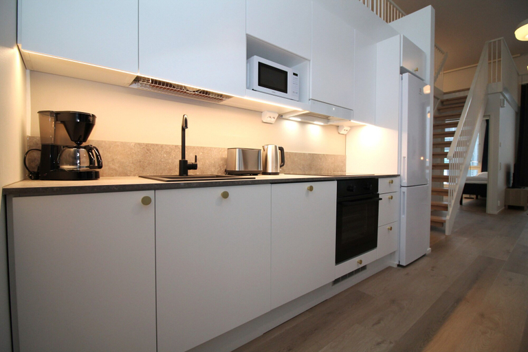 Private kitchen 5, Forenom Apts Turku Kirstinpuisto, Finland Proper