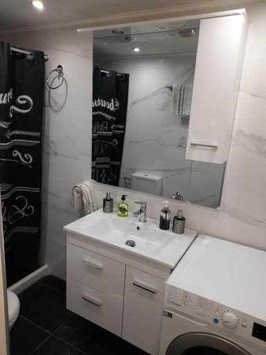 Bathroom, Luxury apartment in Sepolia, Attica