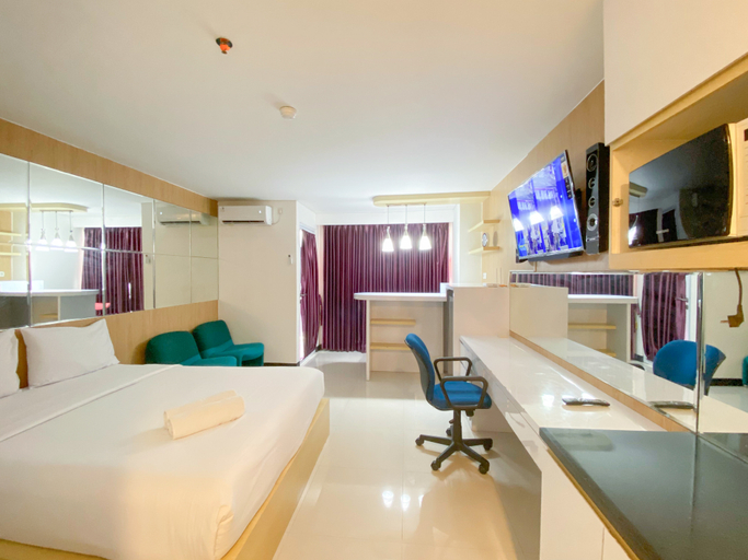 Bedroom 2, Cozy and Modern Studio Apartment Sentraland Semarang By Travelio, Semarang