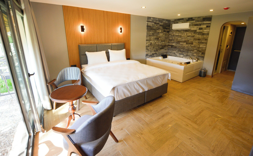 Bedroom 2, Agva Casa Rosa Bungalov Otel, Şile