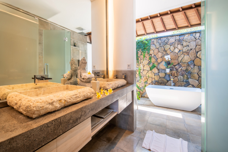 Bathroom 5, Shunyata Villas Bali, Karangasem