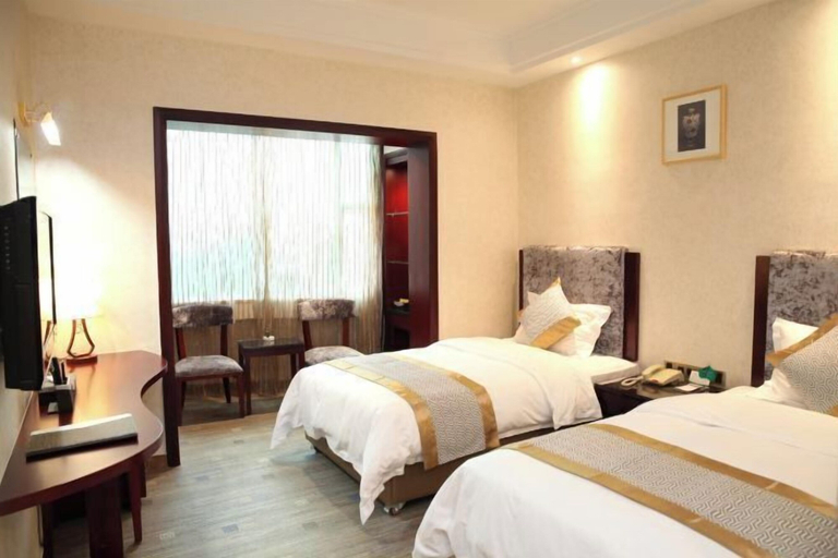 Bedroom, Yilong Hotel, Jingdezhen