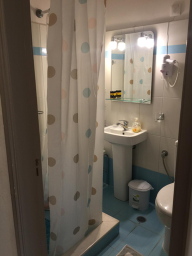 Bathroom 5, Gorgona Hotel, North Aegean