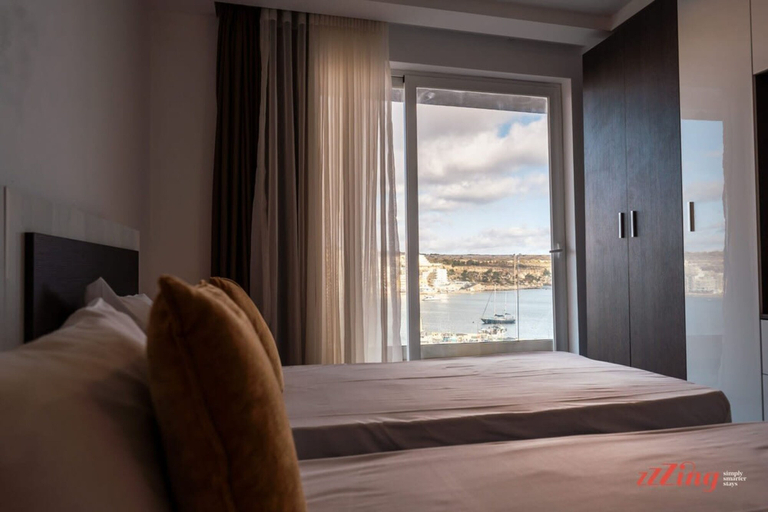 Bedroom 4, Seaside Magic From a Stunning Apartment, Saint Paul's Bay