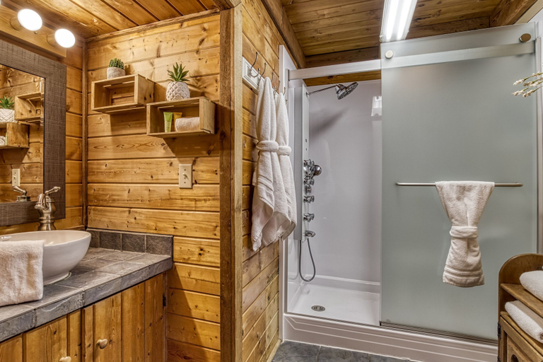 Bathroom, Fantastic Pet Friendly Cabin Hot Tub Fire Pit, Sevier