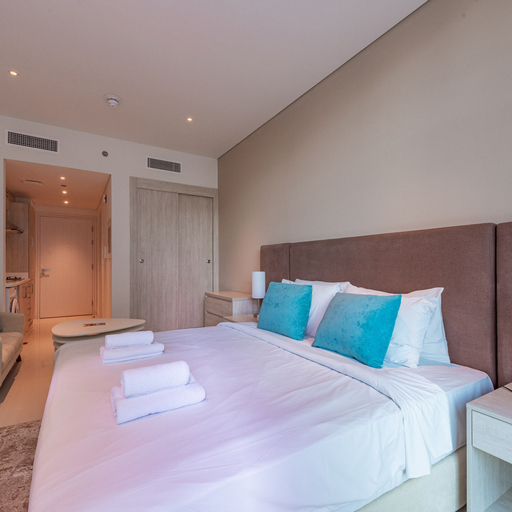 Room 4, Chic Palm Studio With Infinity Pool, Dubai