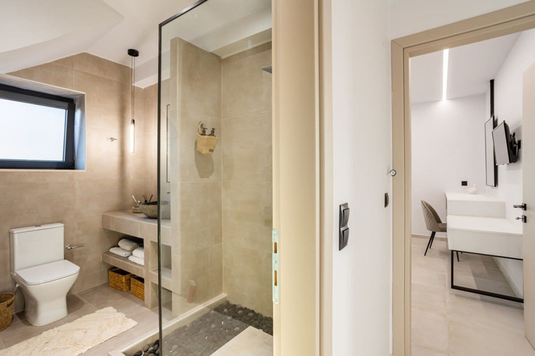 Bathroom 4, Mani Stone Villa A Paradise of Panoramic Views, Peloponnese