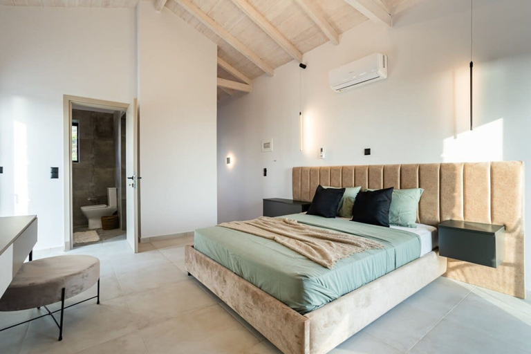 Bedroom 3, Mani Stone Villa A Paradise of Panoramic Views, Peloponnese