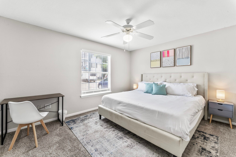 Bedroom 3, Central Modern 2BR Close to UT Moody Center DT, Travis