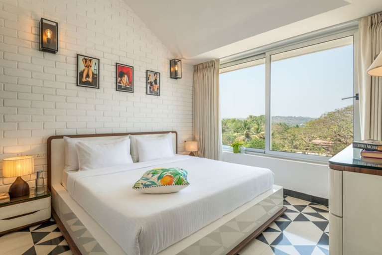 Bedroom 5, El Arbol by Hireavilla-2br w Rooftop Pool in Nerul, North Goa