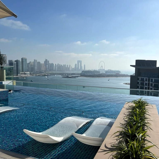 Room 5, Chic Palm Studio With Infinity Pool, Dubai