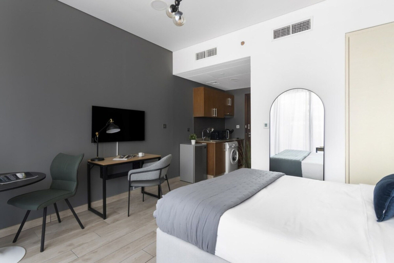 Room 2, Silkhaus Stylish Studio With Balcony Difc Pool, Dubai