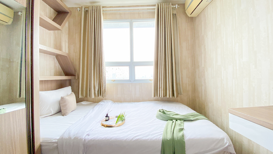 Bedroom 3, Homey and Comfort Stay 2BR at Paramount Skyline Apartment By Travelio, Tangerang
