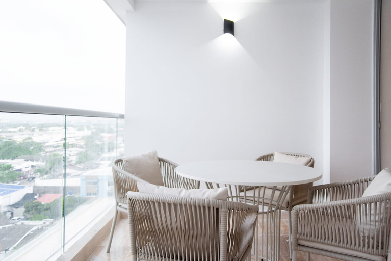 Room 2, w Cozy Loft w Balcony in Crespo, Cartagena de Indias