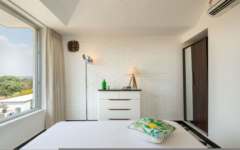 Bedroom 4, El Arbol by Hireavilla-2br w Rooftop Pool in Nerul, North Goa