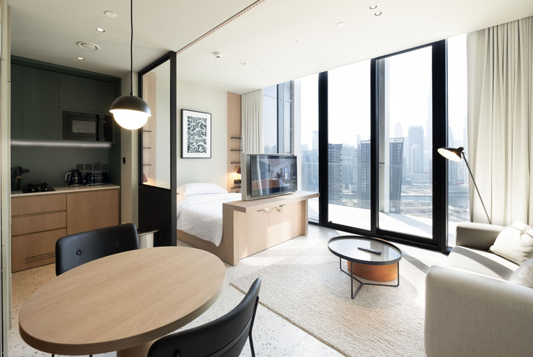 Room 2, Executive Studio With Burj View at Upside Living, Dubai
