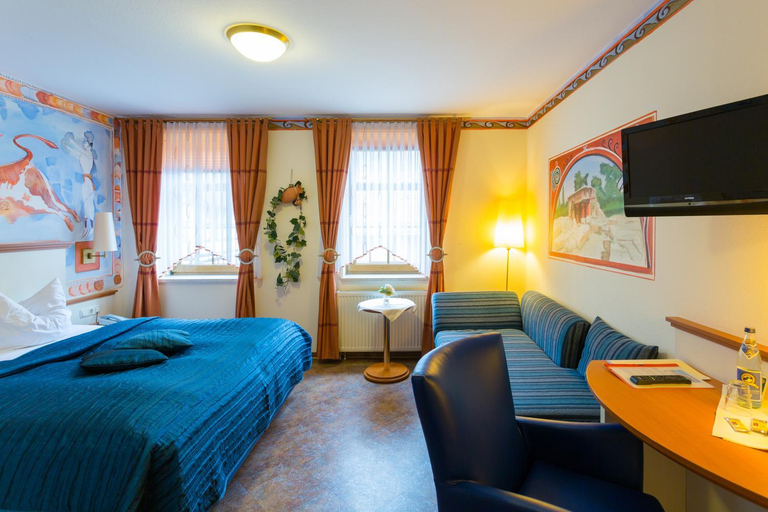 Bedroom 3, Hotel & Ferienwohnungen Bohlenblick, Saalfeld-Rudolstadt