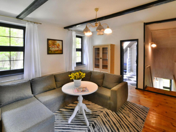Living area 3, Comfortable Holiday Villa With Fireplace, Garden, Koszalin