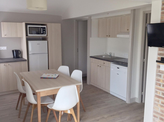 Private kitchen 2, Res. Normandie Veules-les-roses, Terraced House for 6 Pers, Seine-Maritime