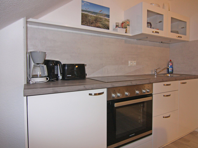 Private kitchen 3, Ferienhaus Weiter Feldblick auf Fehmarn, Ostholstein