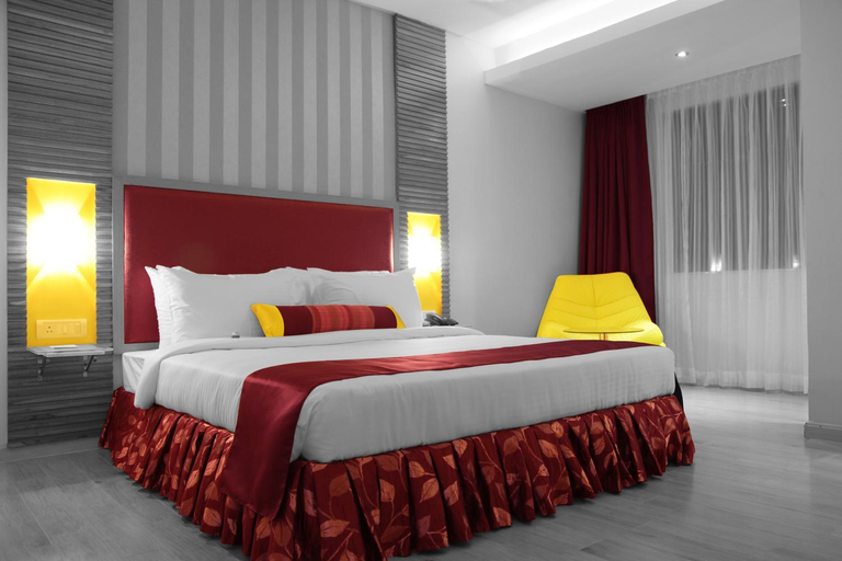 Bedroom 3, The Purple Leaf Hotels, Ranga Reddy