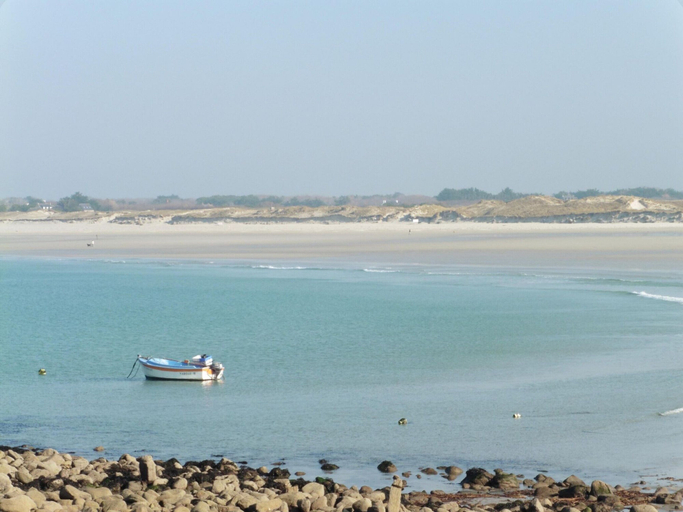 View from property 2, Holiday House With Private Pool in a Shared Property, Finistère
