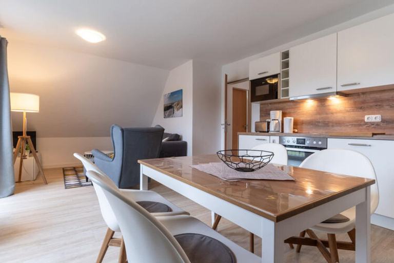 Private kitchen 4, Charmante Ferienwohnung in St.peter Ording, Nordfriesland