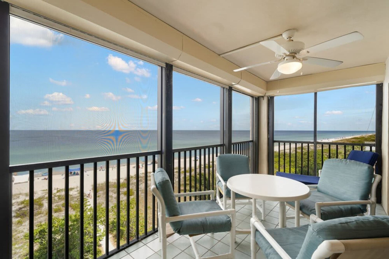 Terrace/patio, Reflections 504 Oceanfront Pool Beach View, Pinellas