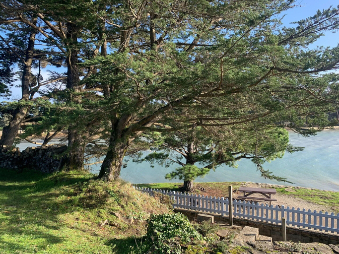 View from property 2, Holiday Home in Morbihan With Sea Views, Morbihan