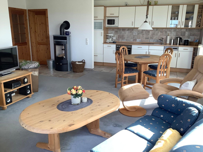 Private kitchen 4, Ferienhaus Weiter Feldblick auf Fehmarn, Ostholstein