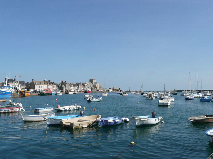 View from property 4, Bungalow in Gouville-sur-mer Near Beach, Manche