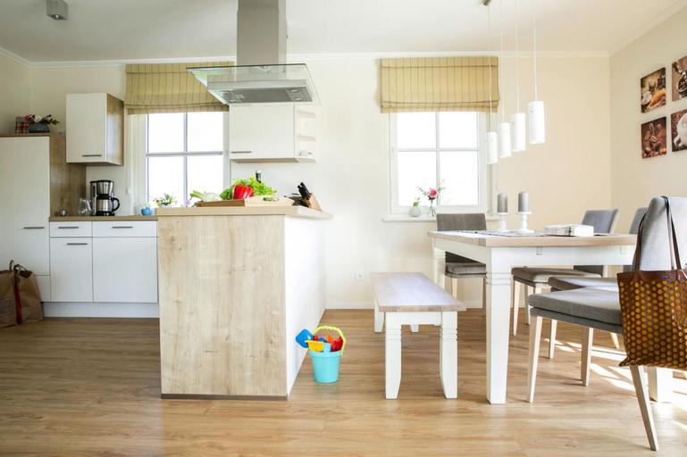 Private kitchen 2, Haus in Bodstedt mit Sauna am Bodden, Vorpommern-Rügen