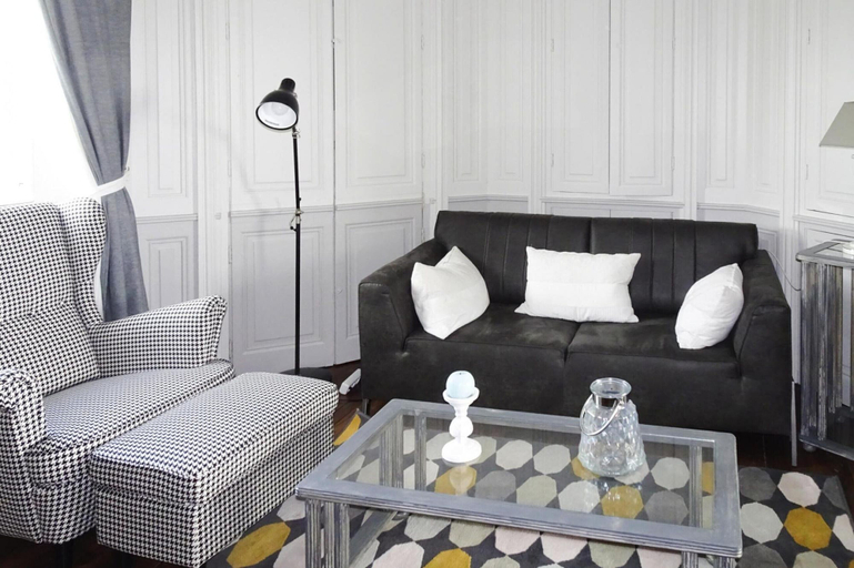 Living area, Holiday Home With sea View in Perros-guirec, Côtes-d'Armor