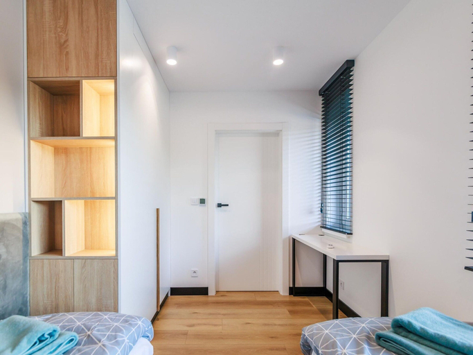 Bedroom 2, Luxury 3-room Apartment by the Beach, Słupsk
