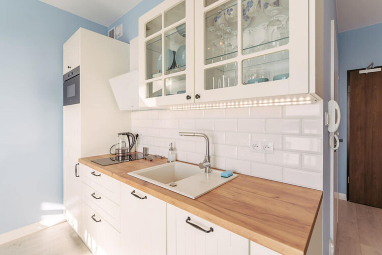Private kitchen 3, Apartment in Grzybowo Near Seaside Beach, Kołobrzeg