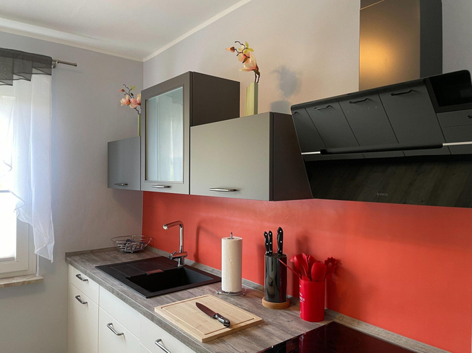 Private kitchen 1, Holiday Home in Walkenried With Sauna, Osterode am Harz