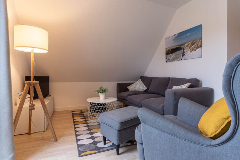 Living area 3, Charmante Ferienwohnung in St.peter Ording, Nordfriesland