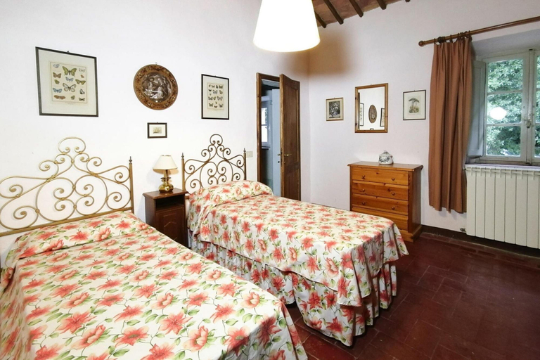 Bedroom 2, Charming House in Tuscany With Pool & Views, Siena