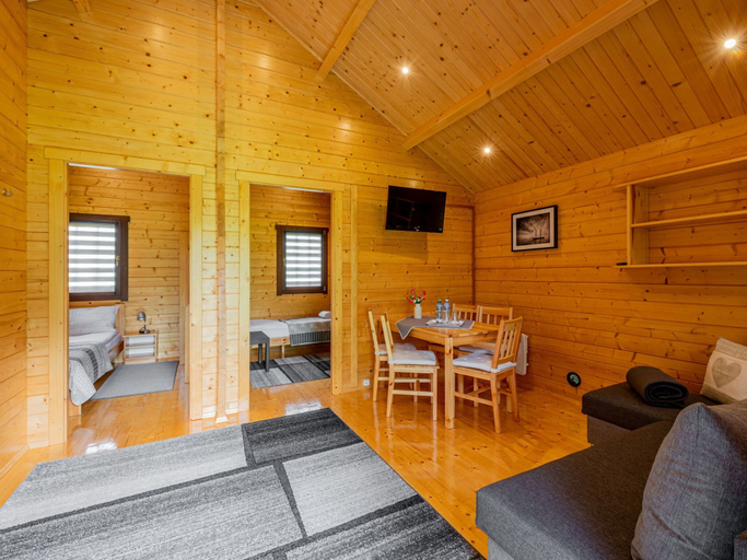 Living area, Holiday Homes With Terraces + Large Garden, Kołobrzeg