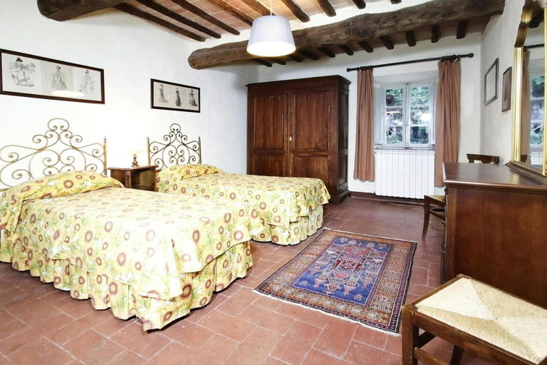 Bedroom 4, Charming House in Tuscany With Pool & Views, Siena