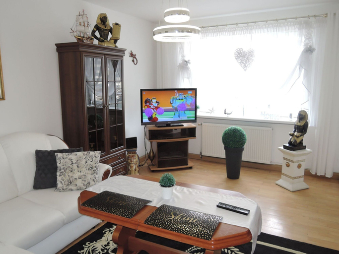 Living room, Apartment in Misdroy Near Baltic Beach, Kamień