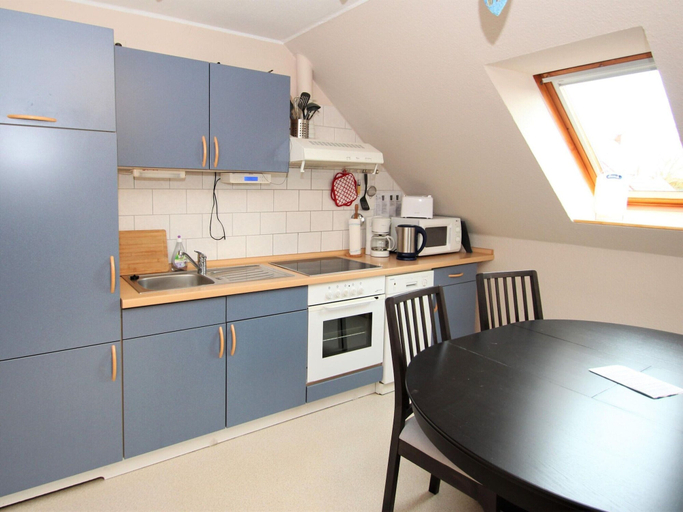 Private kitchen 4, Ferienwohnung Deichblick in Nessmersiel, Aurich