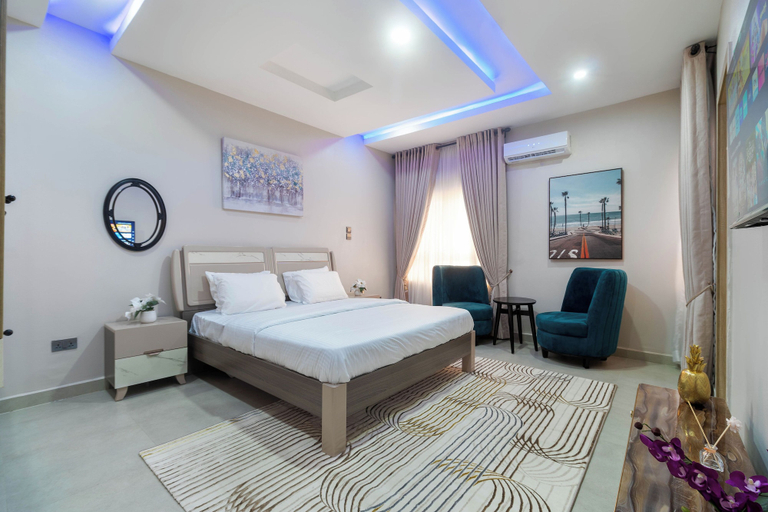 Room 5, Luxury Lagos Apartment With 3 Bedrooms, Eti-Osa