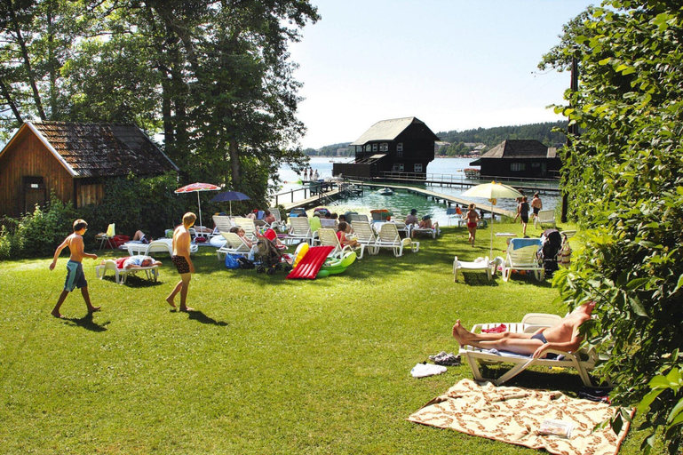 Exterior 3, Sunny Holiday Apartment With Balcony on Klopeinersee With Private Beach, Völkermarkt