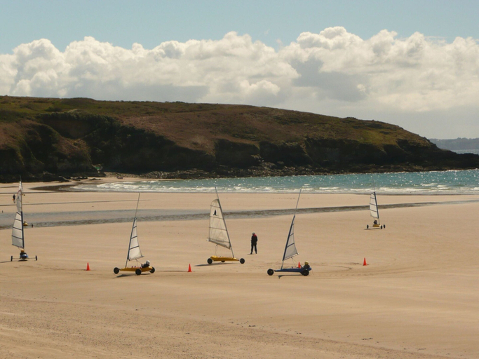 View from property 4, Bungalow in Telgrus sur mer Near Sandy Beach, Finistère